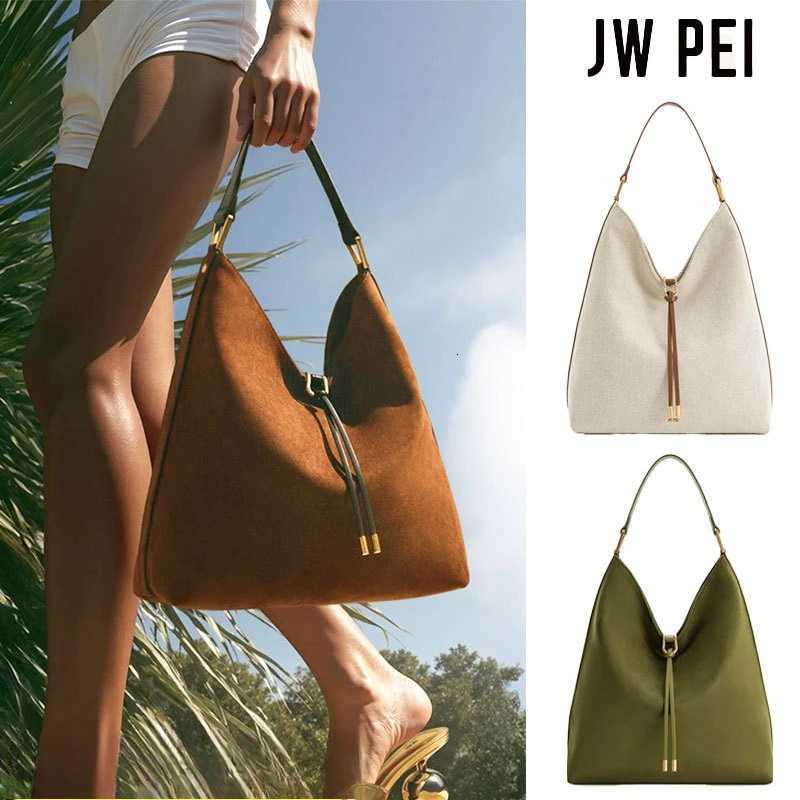 Shoulder Bags JW PEI Tote Bag New Style Suede Hobo Bag Large Capacity Relaxed Feel Shoulder Bag/Underarm Bag H261016