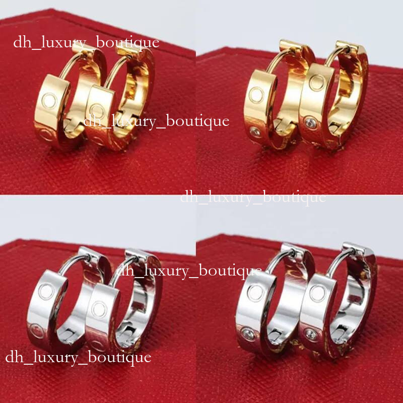 Designer Carts Earrings Woman Cart Earrings Luxury Jewelry 18K Rose Gold Silver With Diamond Earring Gold Jewelry Women Wedding Party Jewelry Access