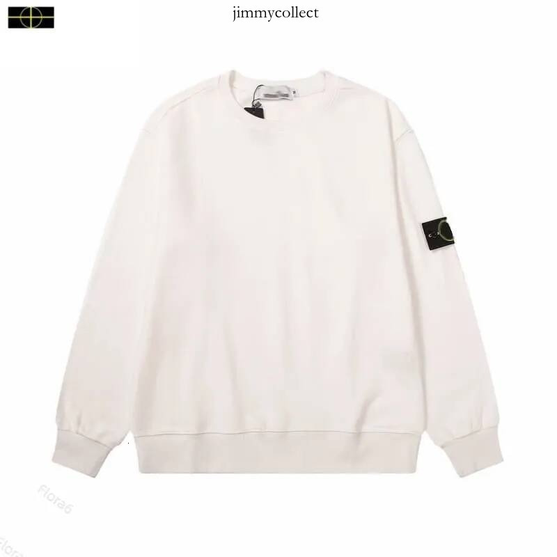Pull Stone Long Sleeve Designer Brand Compass Badge Jacket Women Sweatshirt Hoodies Sweater Knit Round Neck Solid Color Sweaters Stone Pullover A f9