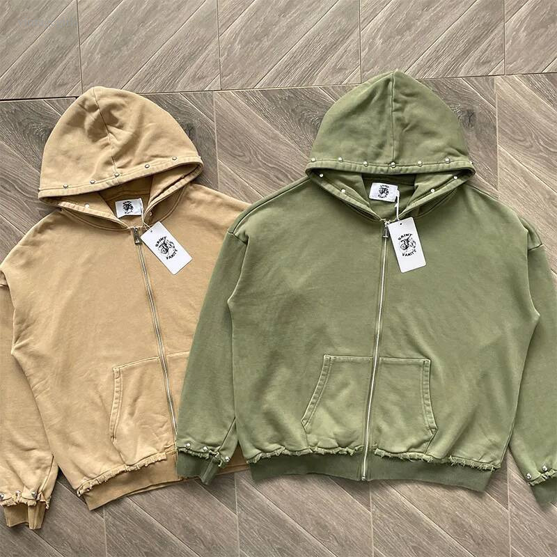 Autumn Winter Hoodie Men Women High Quality Heavy Fabric Cardigan Hooded Sweatshirts 2026Ss Designer Pullover Mens Hoodie Size S-Xl