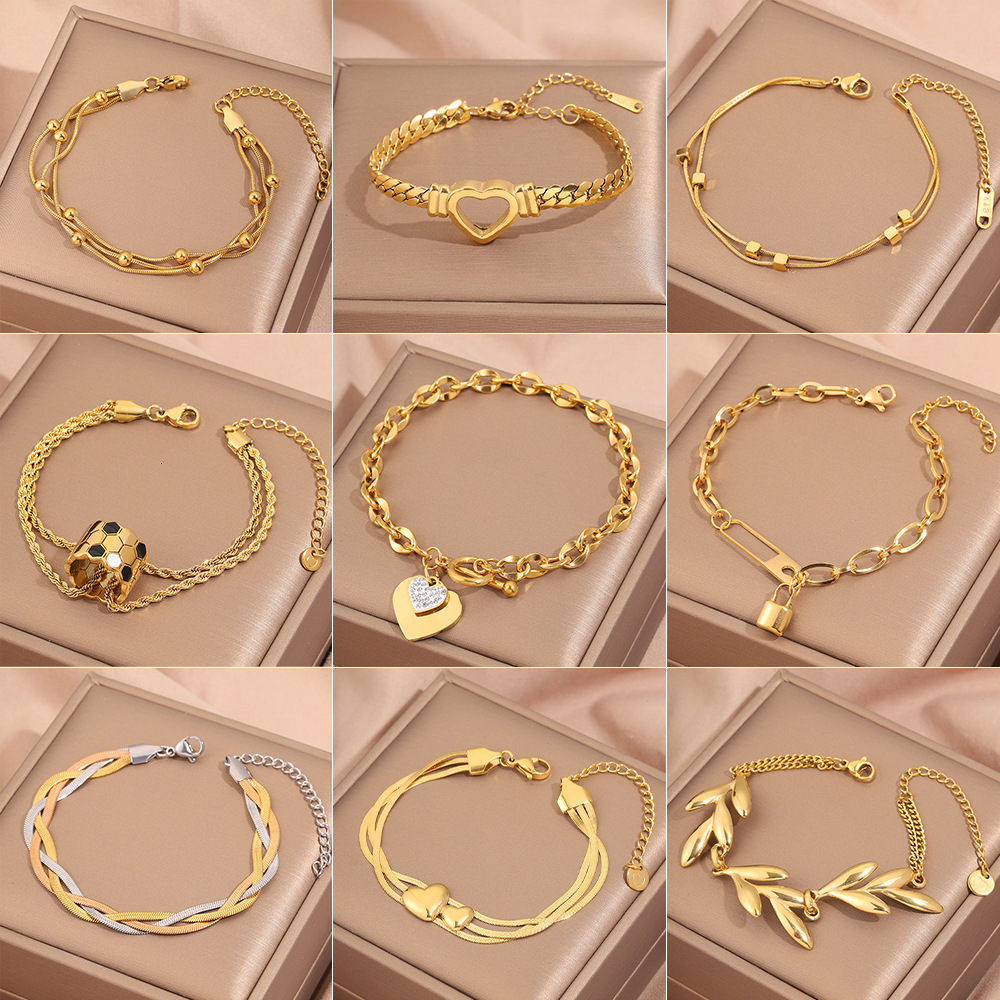 Cross-Border Best-Selling Titanium Steel, Non-Fading, Heart-Shaped Zircon Bracelet, High-End Feel, Women's Light Luxury Niche Bracelet
