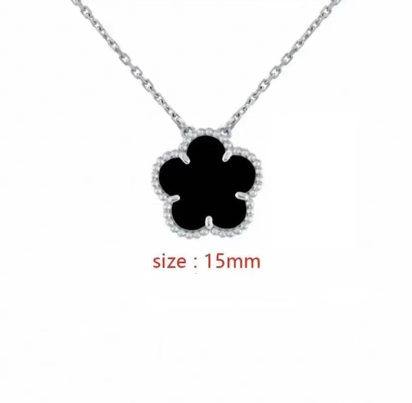 Fashion Classic 4/Four Leaf Clover Necklaces 18K Gold Agate Shell of Pearl for Charm Chain Wedding Mother Day Jewelry Women Girl Gift Necklace