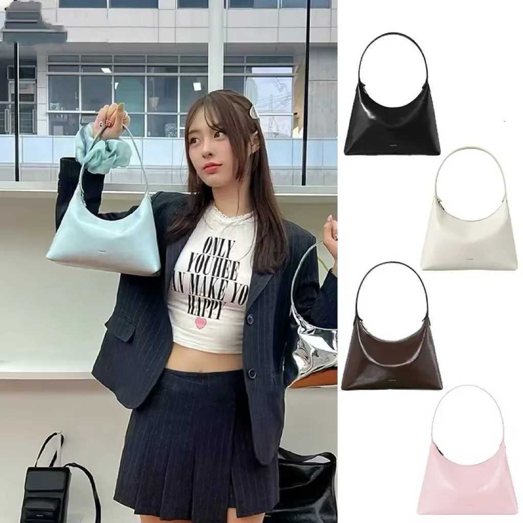 Totes Korean Niche So Creative Soft Leather Vintage Women's Underarm Fashion Shoulder Bag X261016