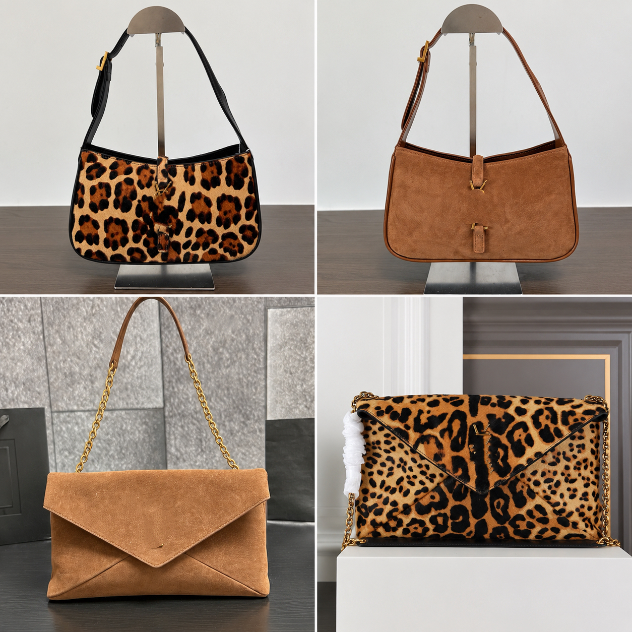 High Quality Genuine Leather Designer Handbag, 2026 Trend Luxury Shoulder & Crossbody Purse, le5a7 suede Bag Tote Bag, Luxury Envelope Bag with Gold