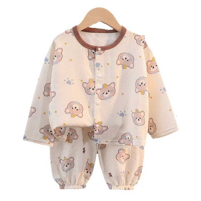 Pajamas Kid Cute Cartoon New Spwear 2pcs Toddler Children Hewear Pajamas Thin Spring Summer Boys Girl Air Conditioning ClothingW261018