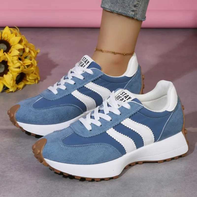Casual Shoes Women's Fashion Chunky Thick Sole Hidden Heel Daddy Sneakers Versatile Lace Up Casual Sports Walking Shoes For Daily Wear H261016