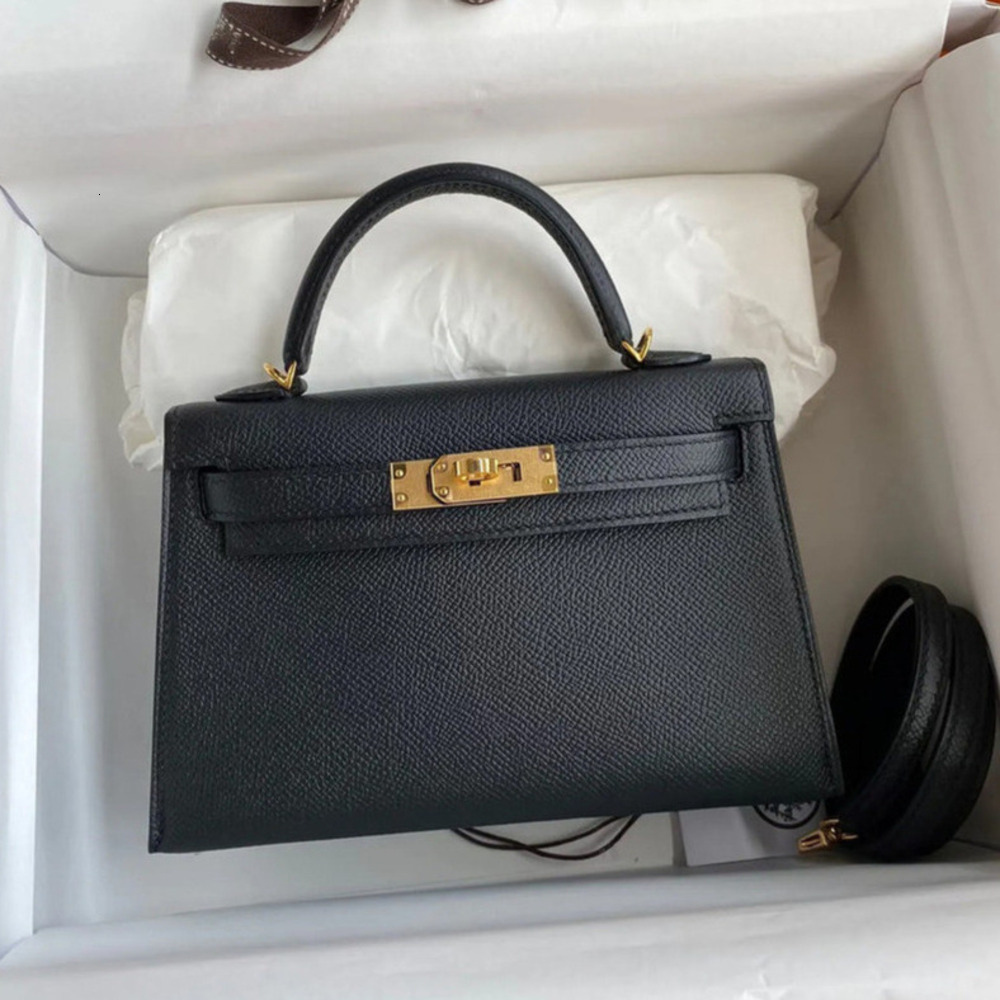 High Designe Shoulder Bagsr mini shoulder handbagwomen evelyne crossbody bag genuine leather tote with lock and top quality cowhide purse 22