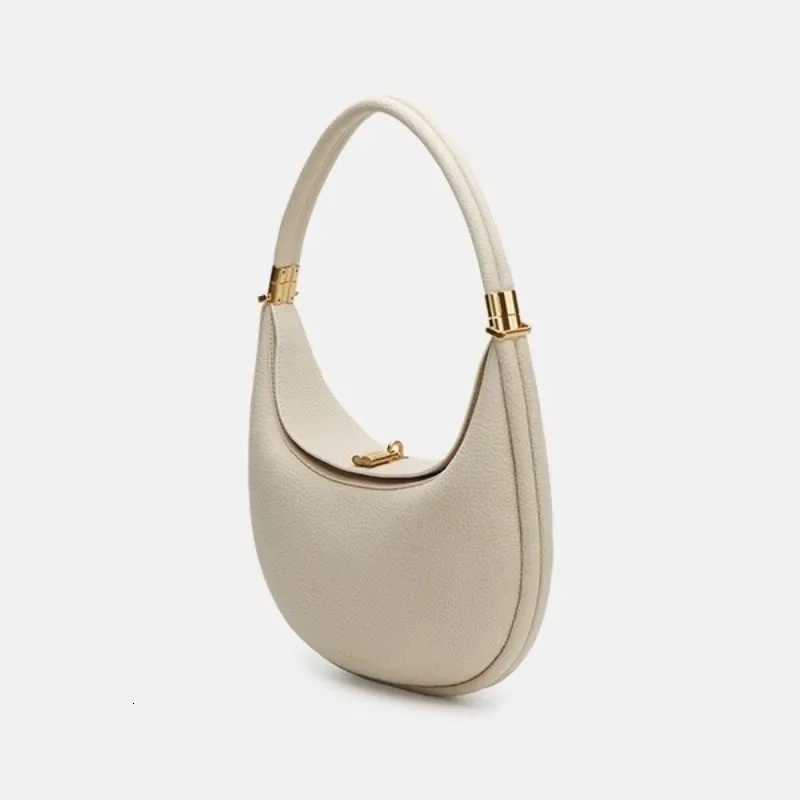 Shoulder Bags 2025 New Medium Crescent Bag Women's Bag Niche Design Crescent Bag Armpit Bag Single Shoulder Crossbody Bag H261016