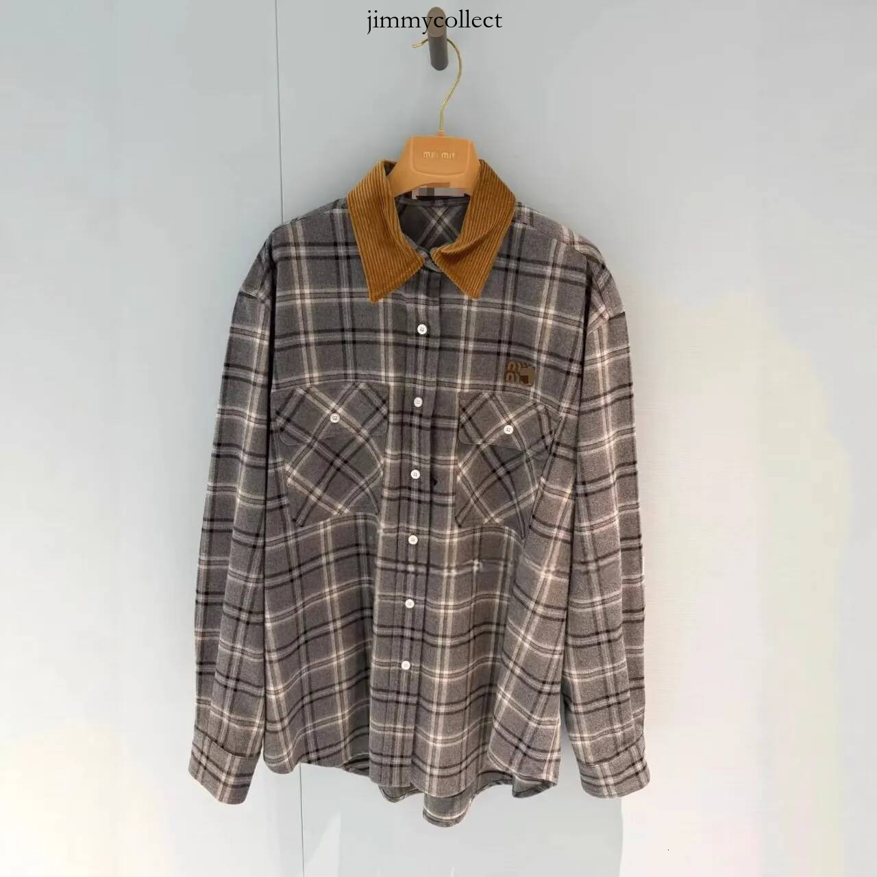 MM Jackets Designer Women Zipper Jacket Luxury Brand Set Of Spring And Autumn Leather Suede Plaid Top Long Sleeve Sweatshirt Jackets Preppy Street S