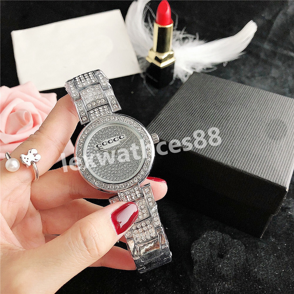 26SS Designer Women Watches Classic Oacocher Luxury Round Watch Automatic Diamond Watch Good quality Stainless Steel Mechanical Case Gold Bracelet
