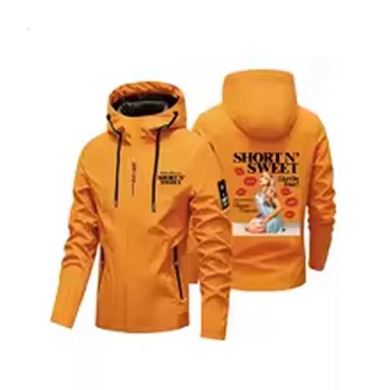 Outdoor Jackets Hoodies 2026 Men Streetwear Hooded Outdoor Retro Live Show Poster Art Print Windbreaker Casual Hiking Travel CoatT261016