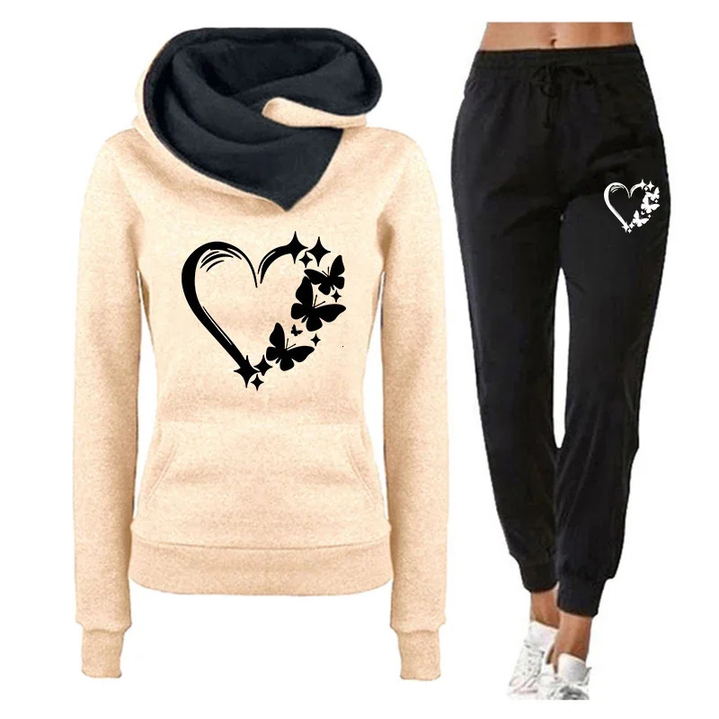 Womens Tracksuit Hoodies Long Sleeves s Casual Single Piece Sweatshirts Daily Sweatpants Comfort Outdoor Jogging Sports 261016