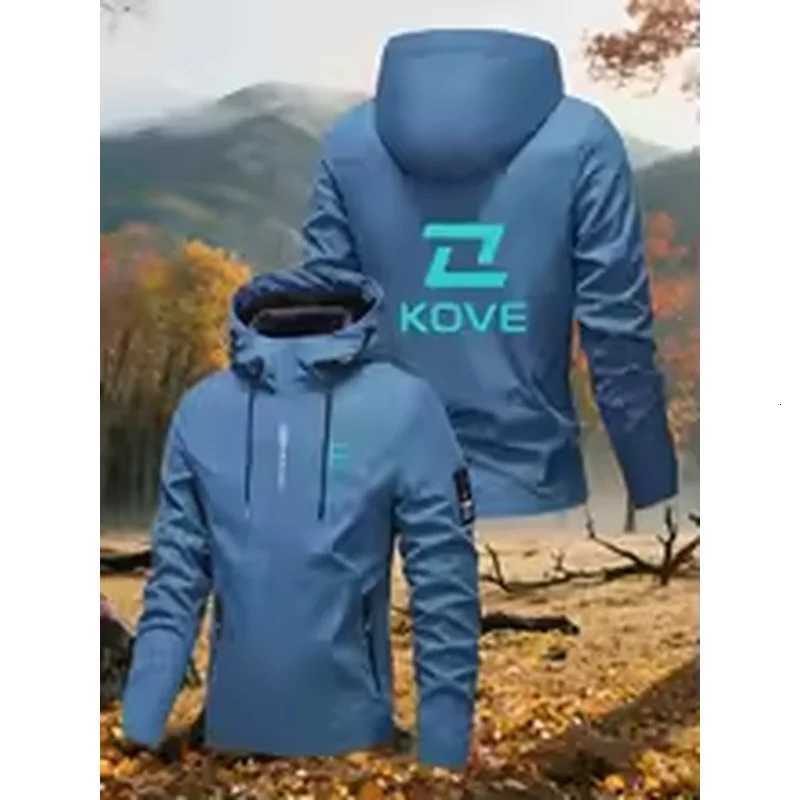 Outdoor Jackets Hoodies New Men's Hooded Outdoor "KOVE" Trendy Prints Breathab and Wearab Outdoor Windbreaker. Sports WindbreakerT261