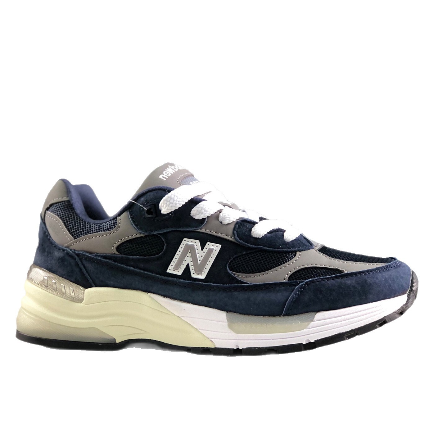 Retro Suede Mesh 992 dad trainers, thick-soled running sneakers, breathable versatile for all-day casual wear