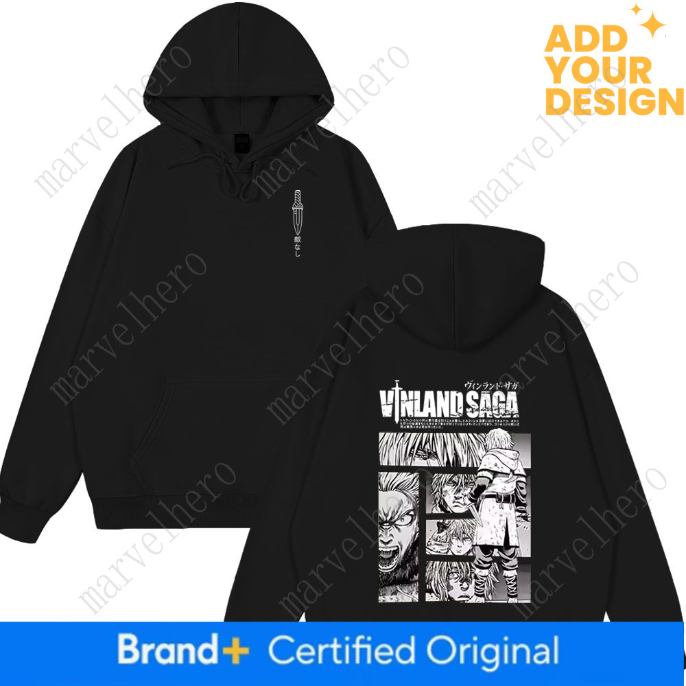 Anime Vinland Saga Wears Manga Thorfinn Karlsefni Men S Women Clothing Harajuku Oversized Style Couple Hoodie Winter Bodywarmer