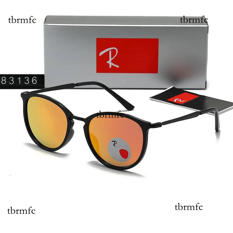 RB Woman Man Shade Designer Luxury Glasses 3136 Polarized For Men And Women Casual Round Frame UV Protection Sunglasses