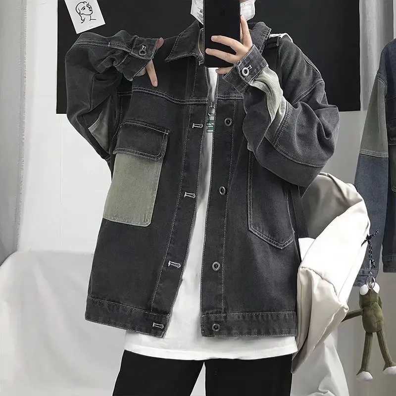 Men's Men's Jackets Casual 2026 Oversize Denim Jacket Korean Streetwear Men Jeans Jacket Coats Casual Windbreaker Overalls Coat Outwear S-