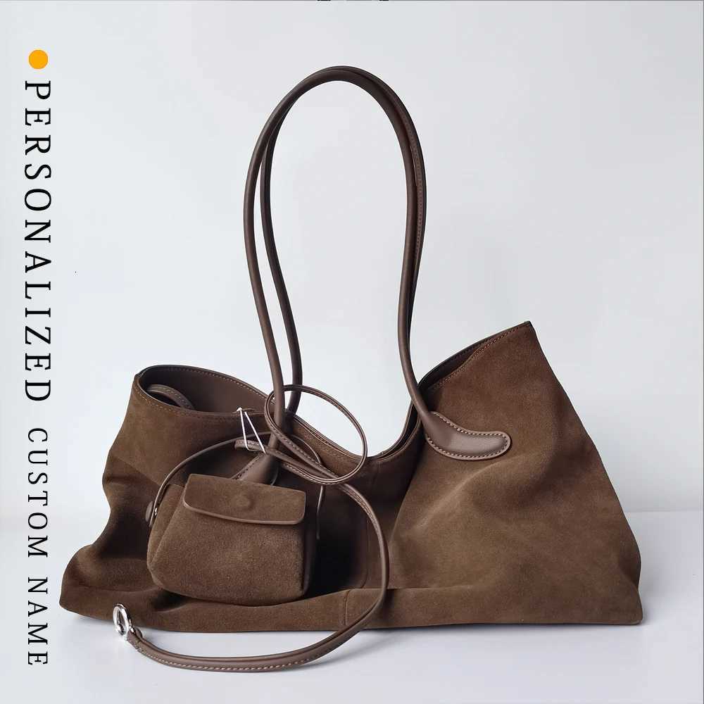 Autumn and winter women's new tote bag underarm bag large capacity commuter matte cowhide shoulder bag shopping bag women's bag X261016