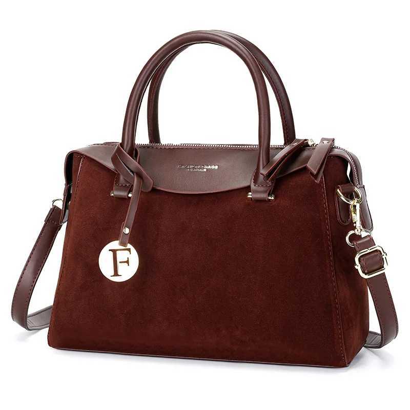 Totes Fashion Women Nubuck PU Leather Handbags Tote Bags Casual Female Shoulder Messenger Bags for Women Big Shopping Crossbody Bags X261016