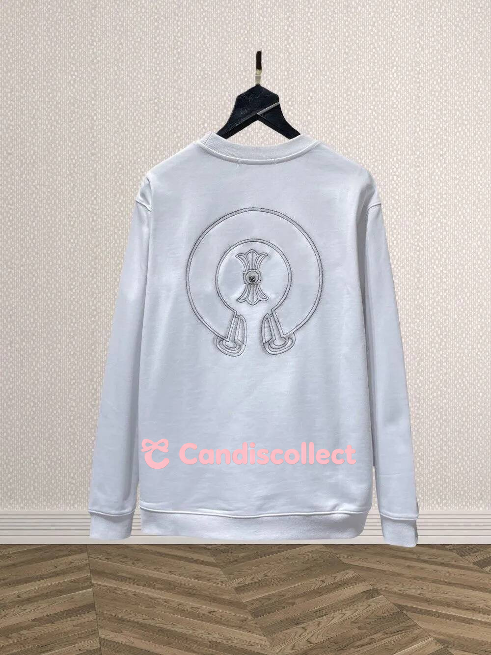 Chome Hoodie crome long Designer Men's Graphic Chromed hoodie Street Luxe Pure Cotton Short Sleeve Casual Womens Mens Horseshoe Embroidery High