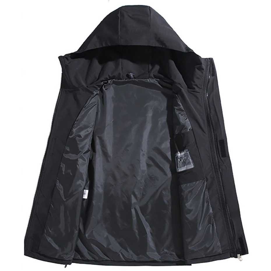 Plus Men's 12XL Jackets 10XL Size Windbreaker Men Waterproof Jacket Solid Color Black Windbreaker Coats Male Big Size Outdoor Outerwear N261016