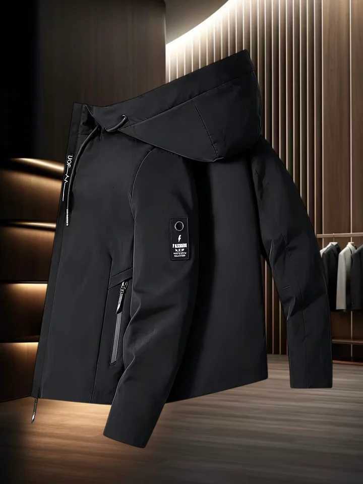 Outdoor Jackets Hoodies Fashion and Exquisite Hooded ket Autumn Daily Street Walk isure Windproof Cycling Zipper Lightweight Men's OutcoatT2610