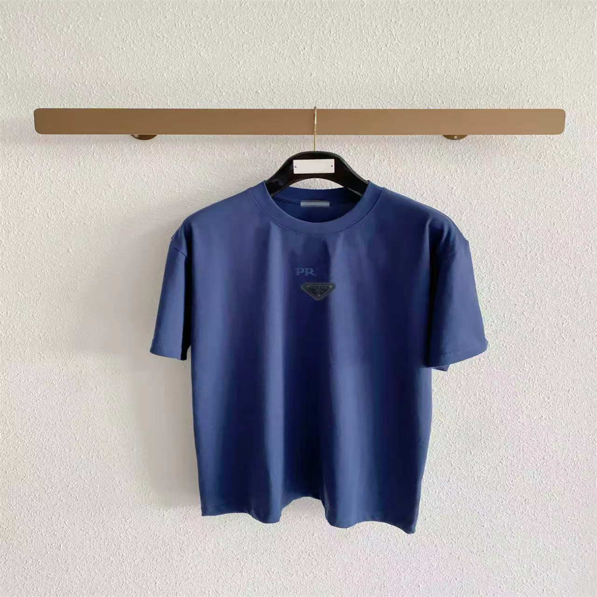 Men's Plus Tees & Polos Round neck embroidered and printed polar style summer wear with street pure cotton 61015c10