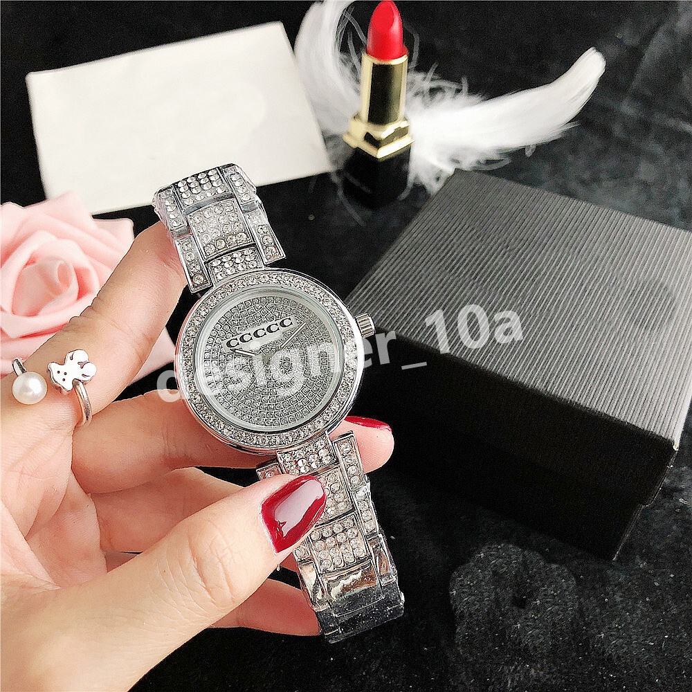 26SS Designer Women Watches Classic Oacocher Luxury Round Watch Automatic Diamond Watch Good quality Stainless Steel Mechanical Case Gold Bracelet