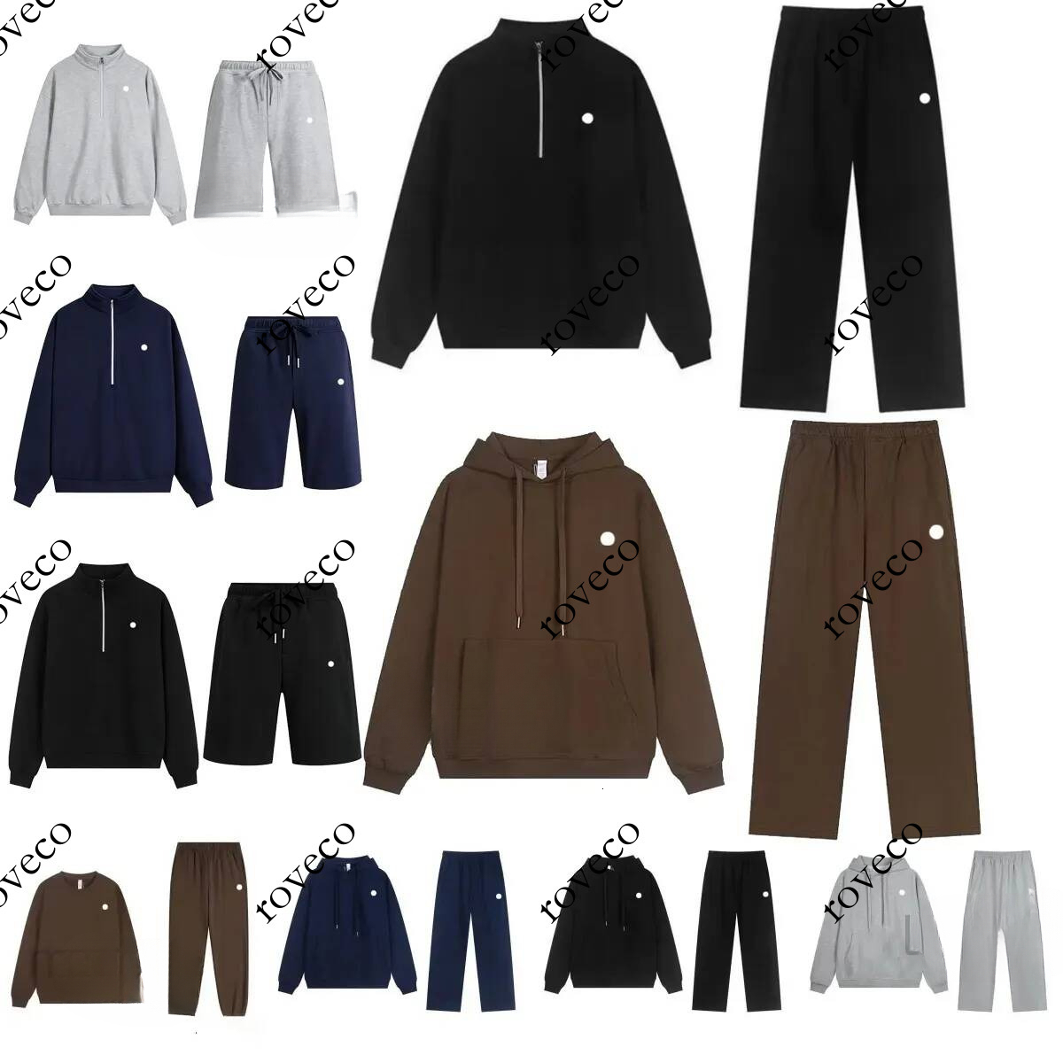 Women Men Sports Sweater Yoga Two Piece Set Winter Coat Fitness Sweatshirt Workout Hoodie Jogger Suit Gym Tracksuit half zip Pants set 233
