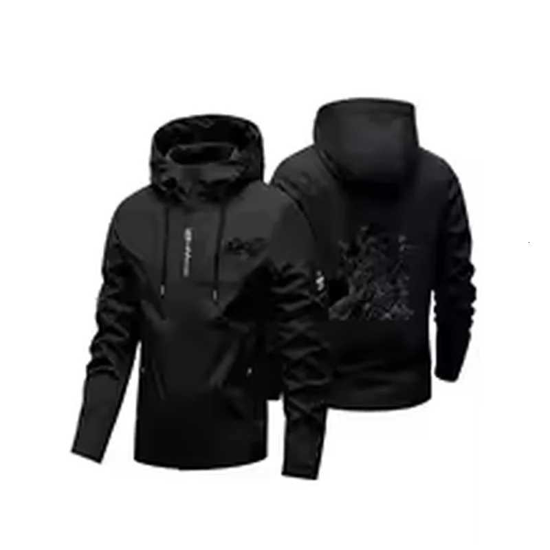 Outdoor Jackets Hoodies Men Hooded Outdoor 2026 Spring Autumn Waterproof Windproof Full Zip Coat Hiking Travel Casual OuterwearT261016