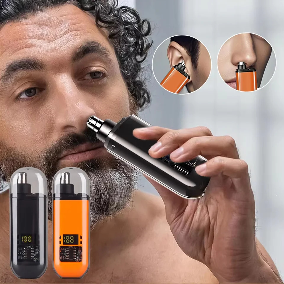 Nose Hair Trimmer Rechargeable Electric Nose Hair Remover Men Eyebrow Hair Shaving Razor Mini Pocket Nose Hair Clipper 261016