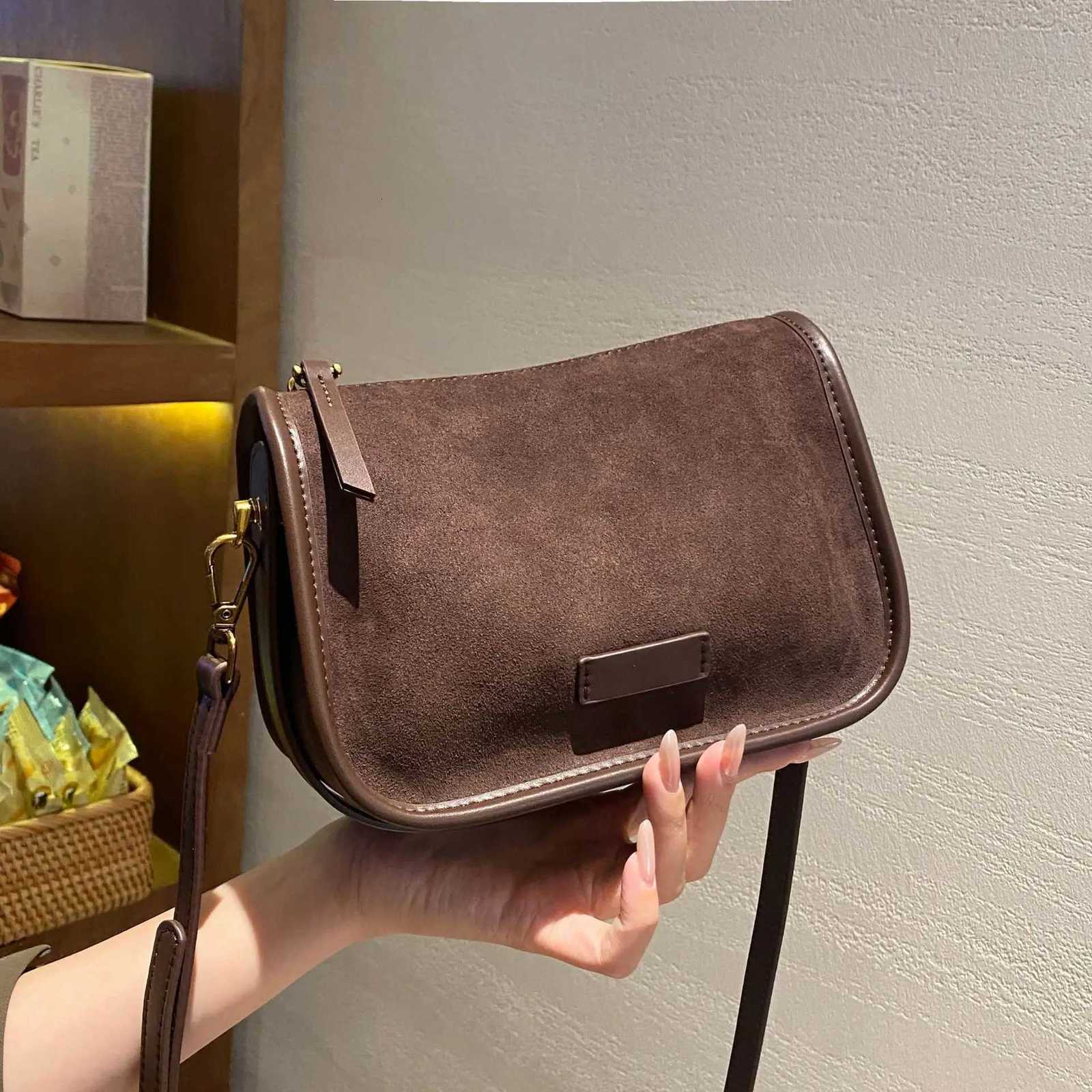 Shoulder Bags Genuine Matte Cowhide Women's Bag Autumn Winter Elegant Soft Ladies Handle Bag Fashion Versatile Shoulder Crossbody Handbag X2610