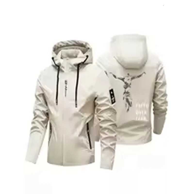 Outdoor Jackets Hoodies Men's Waterproof Hooded Windproof Full-Zip Lightweight Outdoor Hiking with Zippered kets Casual Streetwear CoatT261016