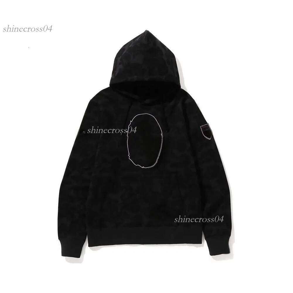 Bathing Ape Hoodie Designer ape hoodie Mens Tracksuit Full Zipper Coat Boys Girls Sweater School Dress Sweatshirts Loose Fit Pullover High Quality S