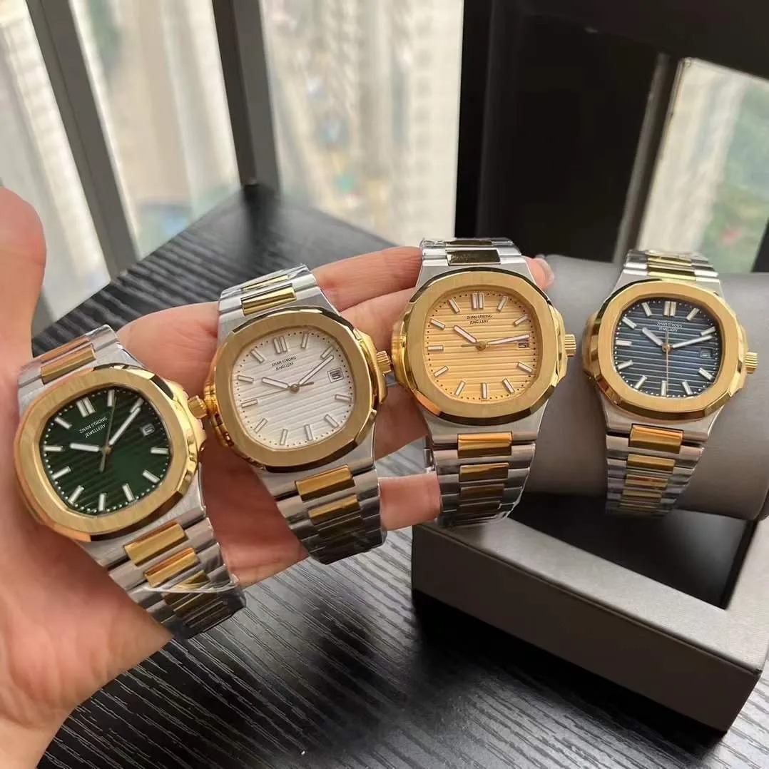 Classic Designer Automatic Mechanical Mens Watches 40mm Stainless Steel Watch Quartz Movement Men's Wristwatches Fashion Driver Man Wristwatch