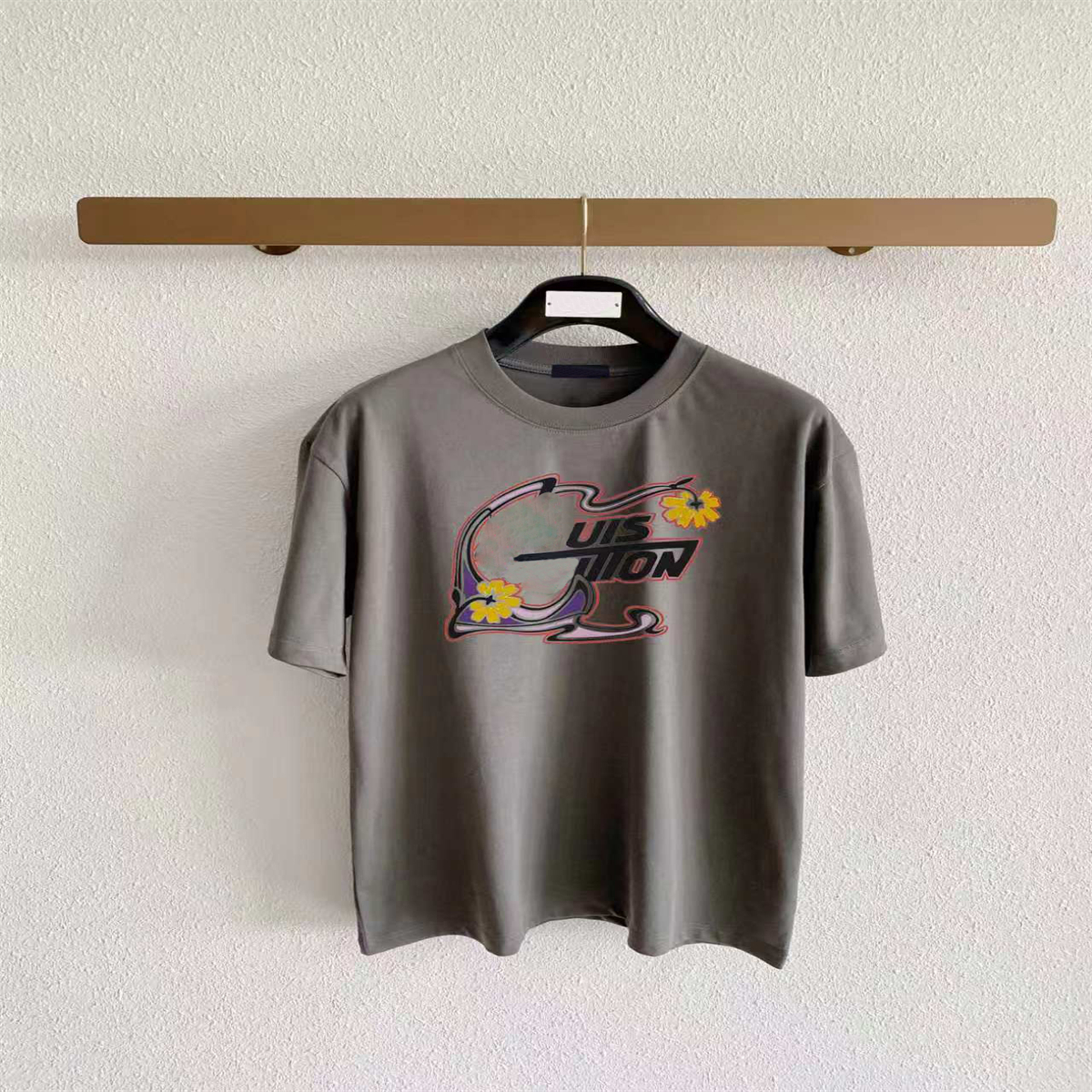 Men's Plus Tees & Polos Round neck embroidered and printed polar style summer wear with street pure cotton 61015g8