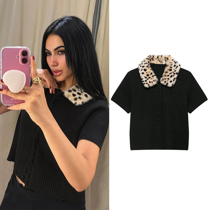 Womens Coat Fashion Autumn Faux Fur Effect Knitted Cardigan Jacket Casual Versatile Ladies Top 261016