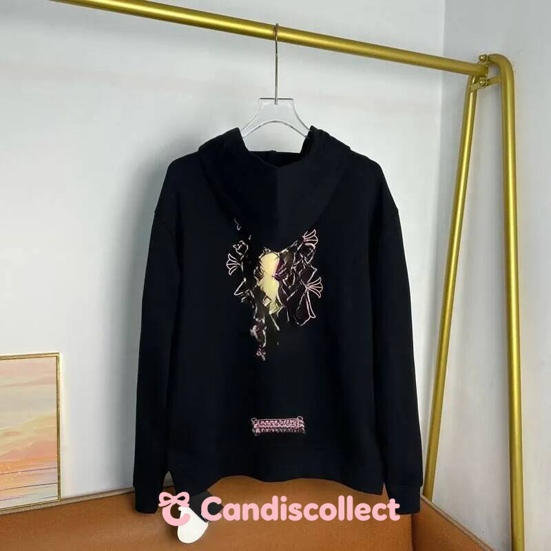 Zipper Designer Chrome men's and women's coats Hoodie Jacket Miami Hooded Sweatshirt Pure Cotton Terry Fabric Trendy Brand New Sanskrit De