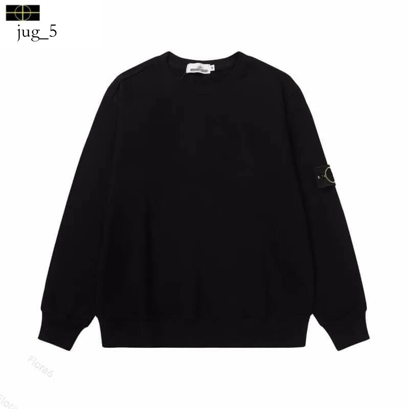 Pull Stone Long Sleeve Designer Brand Compass Badge Jacket Women Sweatshirt Hoodies Sweater Knit Round Neck Solid Color Sweaters Stone Pullover 46A