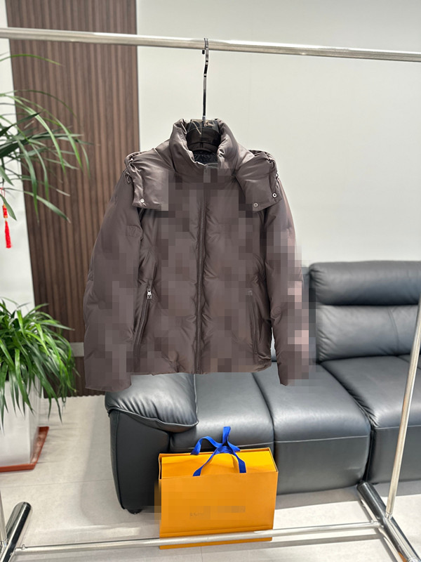 Top quality men Down puffer jacket Parkas Mens Embroidered Badge Stand Collar Knitted Splice Sweater Lightweight Down Jacket Sweater Casual Jacket F