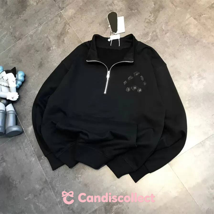 Chrome quarter zips Hoodies Sanskrit hoodie Men Streetwear For woman horseshoe Hoodie Cardigan Designer Mens hoody Long Sleeve aa4