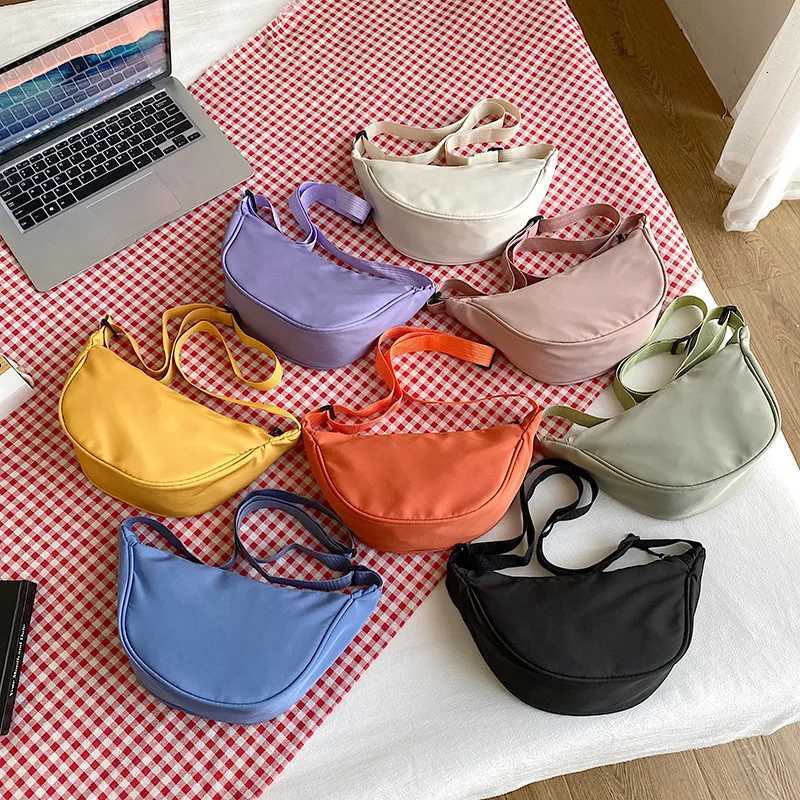 Evening Bags Dumpling-style Fashionable Solid-color Shoulder Bag for Women Bag for Women Korean Style Versatile and Adjustable Cross-body Bag H26101