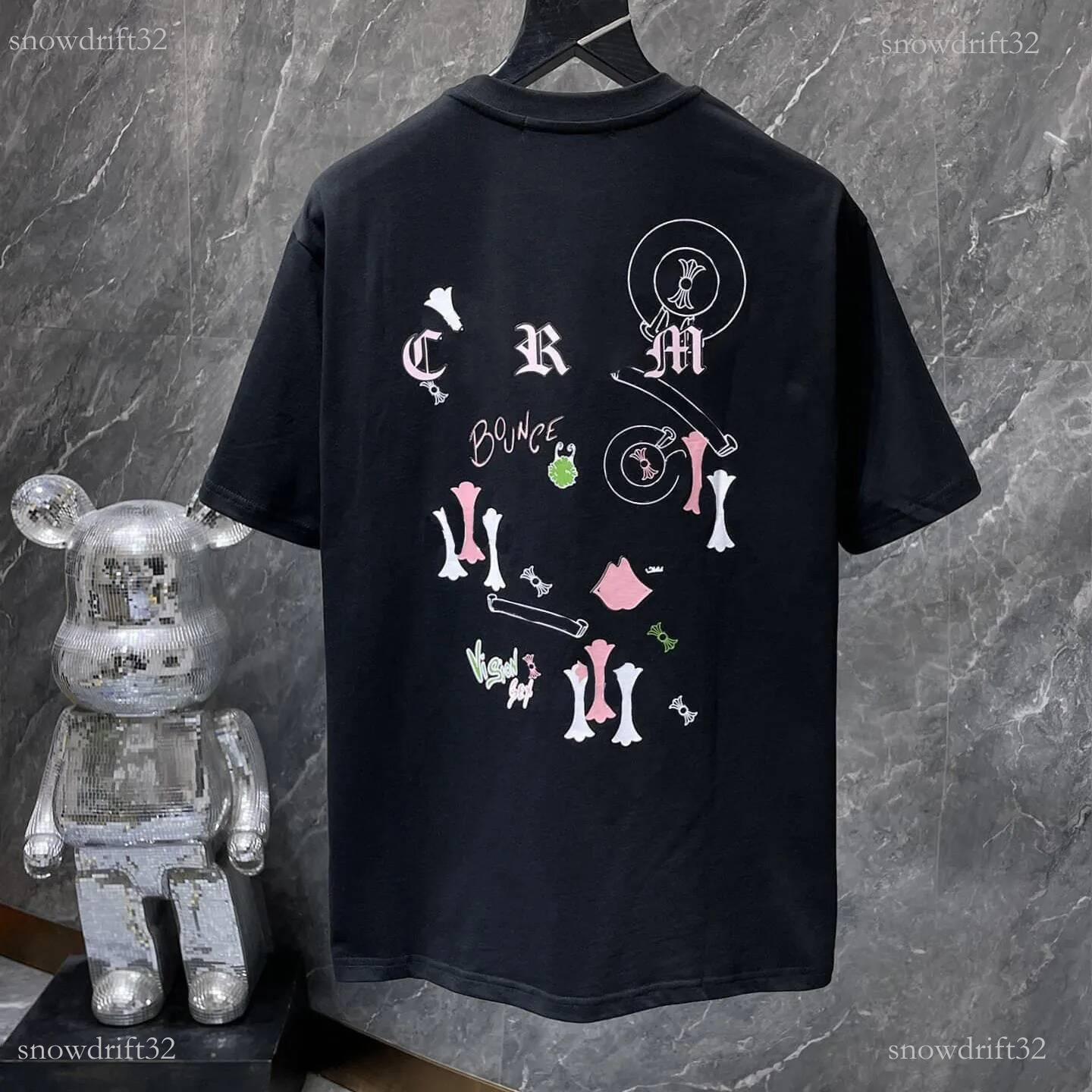 Chromelies shirt Mens t shirts Designer Fashion Brand ch Shirt High Quality Brand Short Sleeves T Shirts Casual chrome hoodie a87