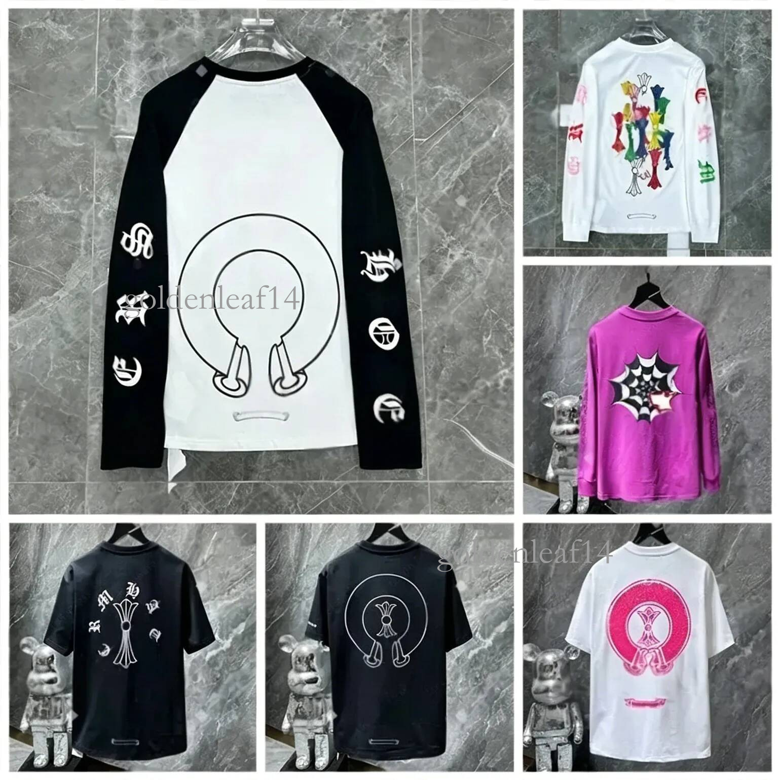 Chrome Shirt Designer Cross Sanskrit Shirt high quality Chromelies Shirt Tee Street Tshirts Tee Shirt Luxe Short Sleeve Casual Womensr long sleeve t