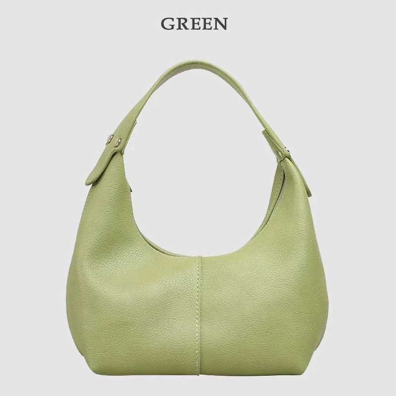 Totes Minimalist Leather Hobo Underarm Bag Soft Textured Leather Shoulder Purse with Casual Slouchy Tote for Daily Versatile Use X261016