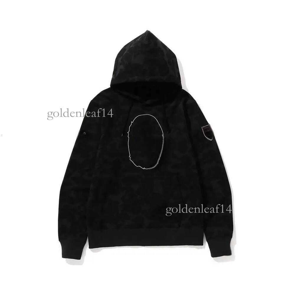 Bathing Ape Hoodie Designer ape hoodie Mens Tracksuit Full Zipper Coat Boys Girls Sweater School Dress Sweatshirts Loose Fit Pullover High Quality S