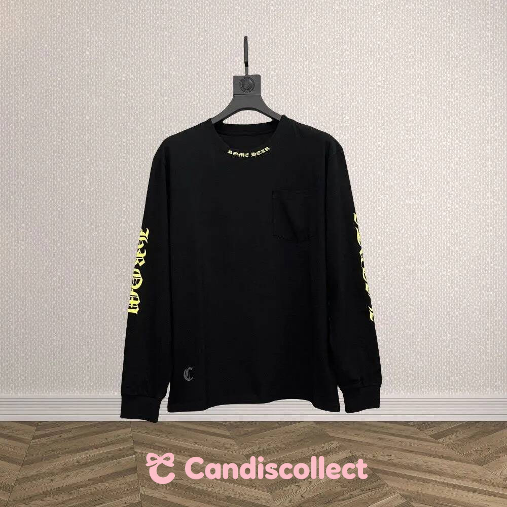 Chome Hoodie crome long Designer Men's Graphic Chromed hoodie Street Luxe Pure Cotton Short Sleeve Casual Womens Mens Horseshoe Embroidery High