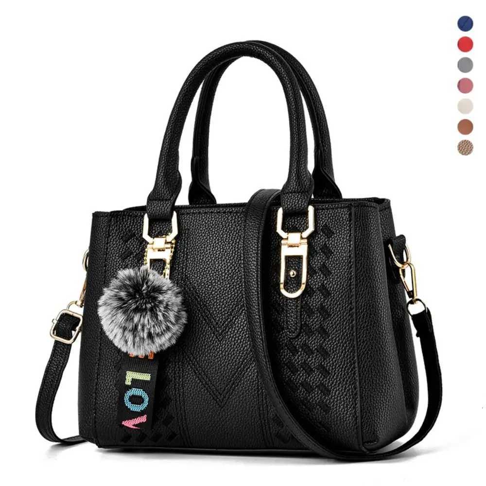Totes Korea Leather Women Handbag with Keychain Open Pocket Messenger Bag Colorful Casual Tote Bag Lady X261016