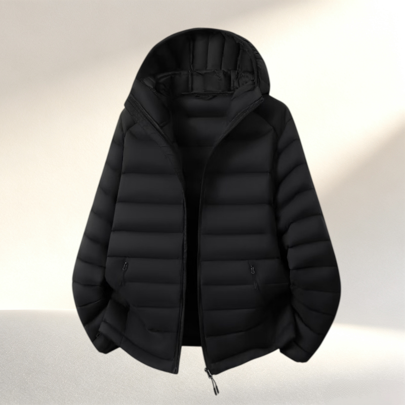 Embroidered Logo Casual Sports Hooded Windbreaker Zippered Hard Shell Jacket Skiing Windproof & Waterproof Coat113
