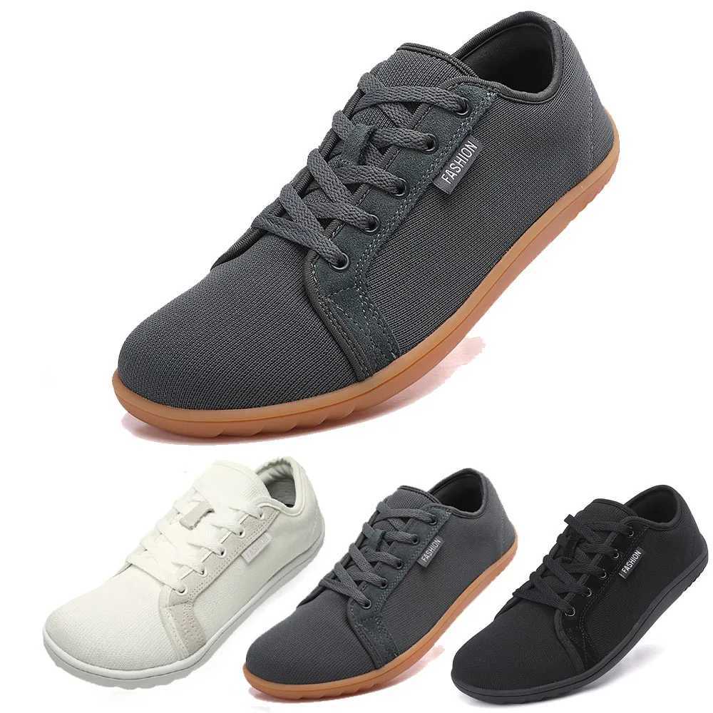 Casual Shoes Men's Wide-Toed Barefoot Shoes Minimalist Casual Sneakers Women's Mesh Breathable Sports Shoes Unisex Lightweight Walking Jog